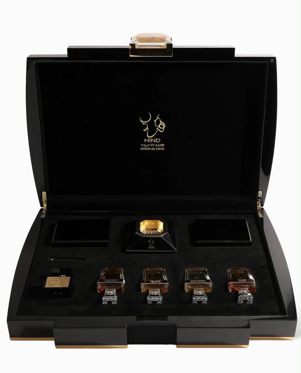 عطر هند العود  علبة هدايا سوليتير جولد